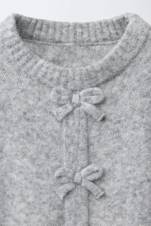 Пончо-накидка с бантиками- Заказать в России