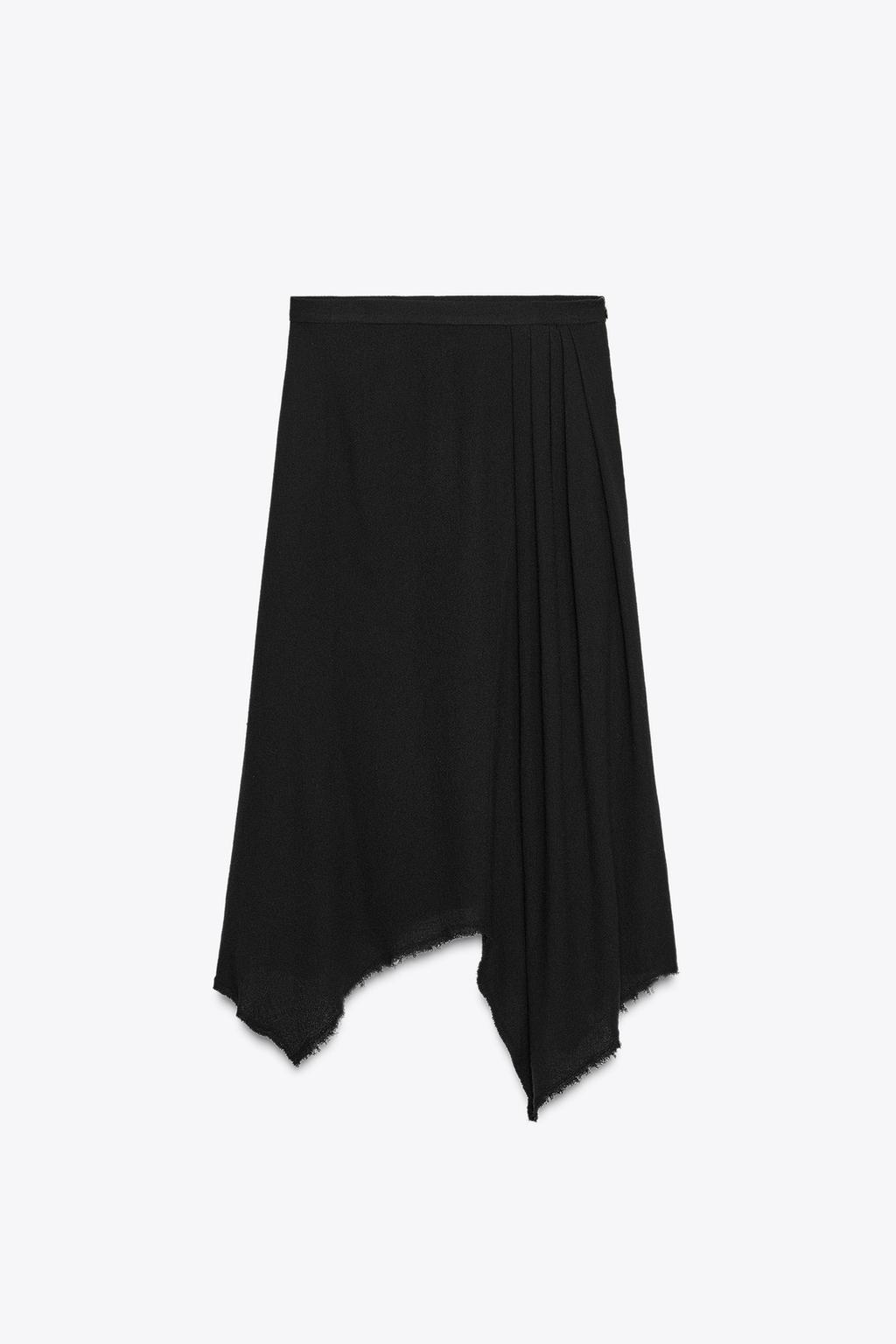 ЮБКА МИДИ АСИММЕТРИЧНОГО КРОЯ — ZW COLLECTION