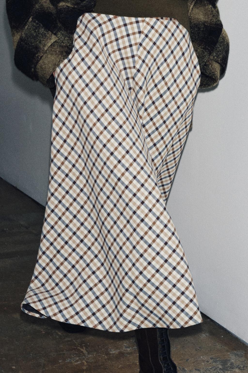 ЮБКА В КЛЕТКУ — ZW COLLECTION