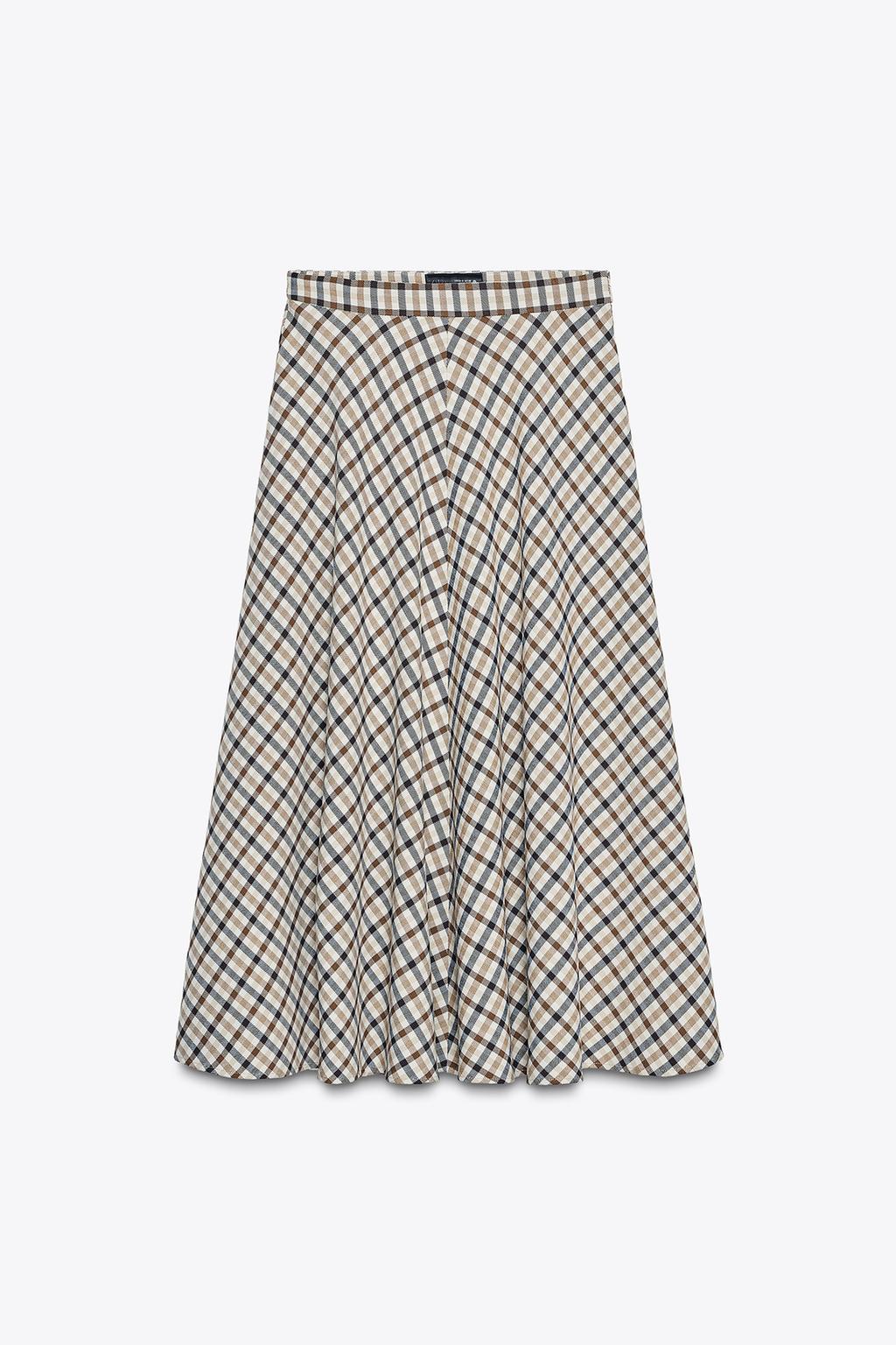 ЮБКА В КЛЕТКУ — ZW COLLECTION