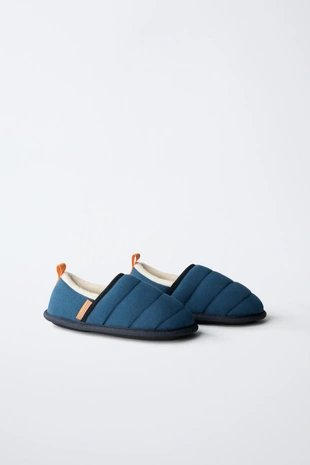 Купить Zara Домашние тапочки с деталями