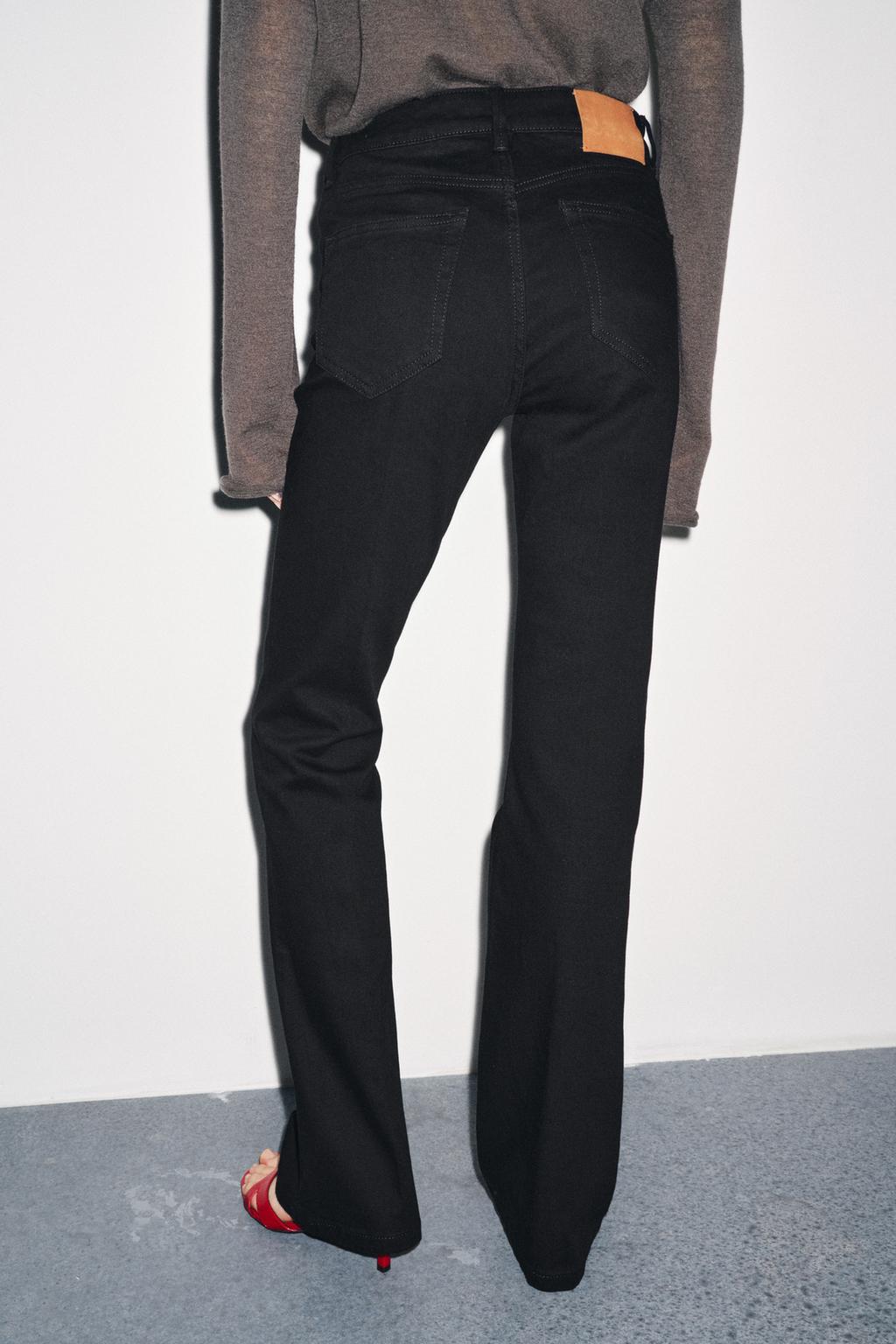 Джинсы с высокой посадкой zw collection bootcut