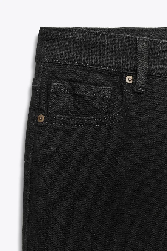 Джинсы с высокой посадкой Zara «ZW» 