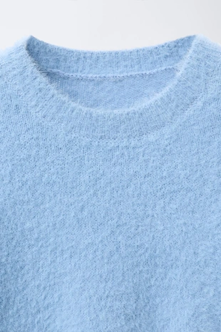 Свитер из ворсистого трикотажа- Заказать в России