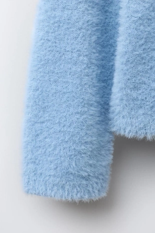 Свитер из ворсистого трикотажа- Заказать в России