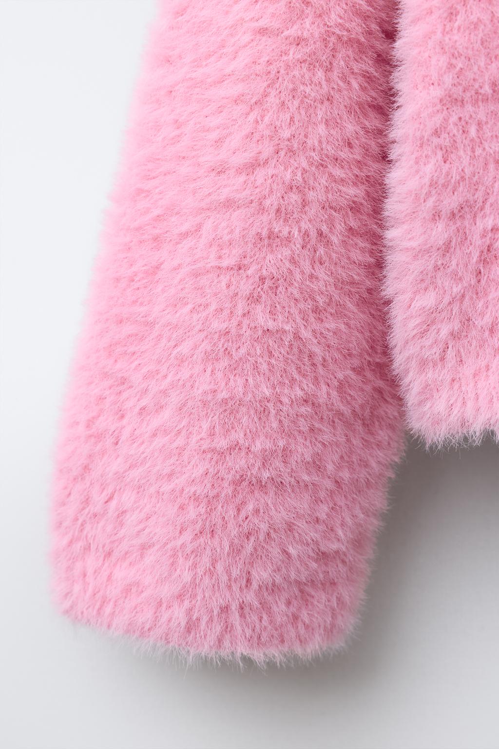 СВИТЕР ИЗ ВОРСИСТОГО ТРИКОТАЖА