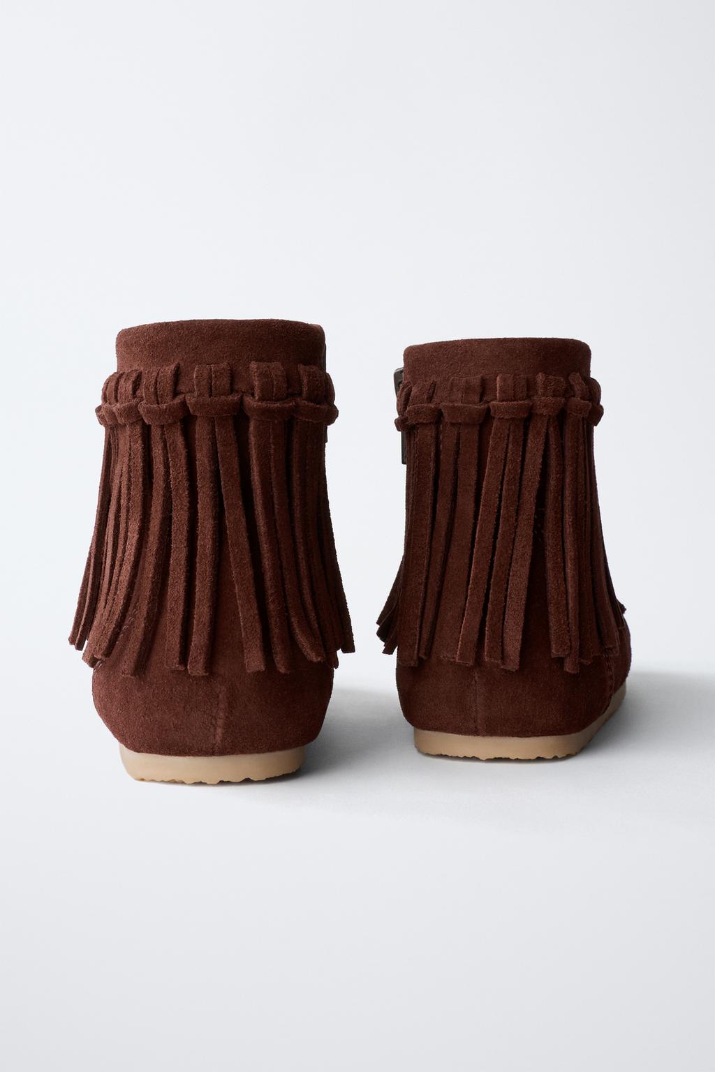 КОЖАНЫЕ САПОГИ С ВЫШИВКОЙ