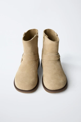 Кожаные байкерские ботинки- Заказать в России