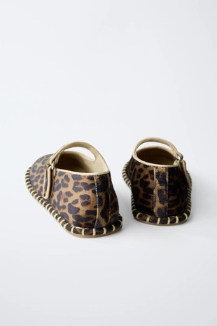 Балеринки с принтом под шкуру животного- Заказать в России