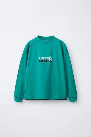 Футболка с рельефным принтом- Заказать в России