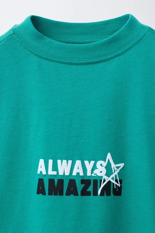 Футболка с рельефным принтом- Заказать в России