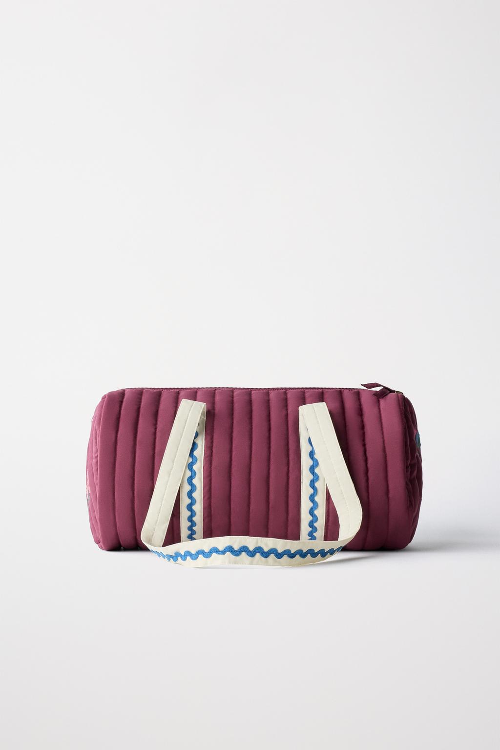 СУМКА-БОУЛИНГ С ВЫШИВКОЙ