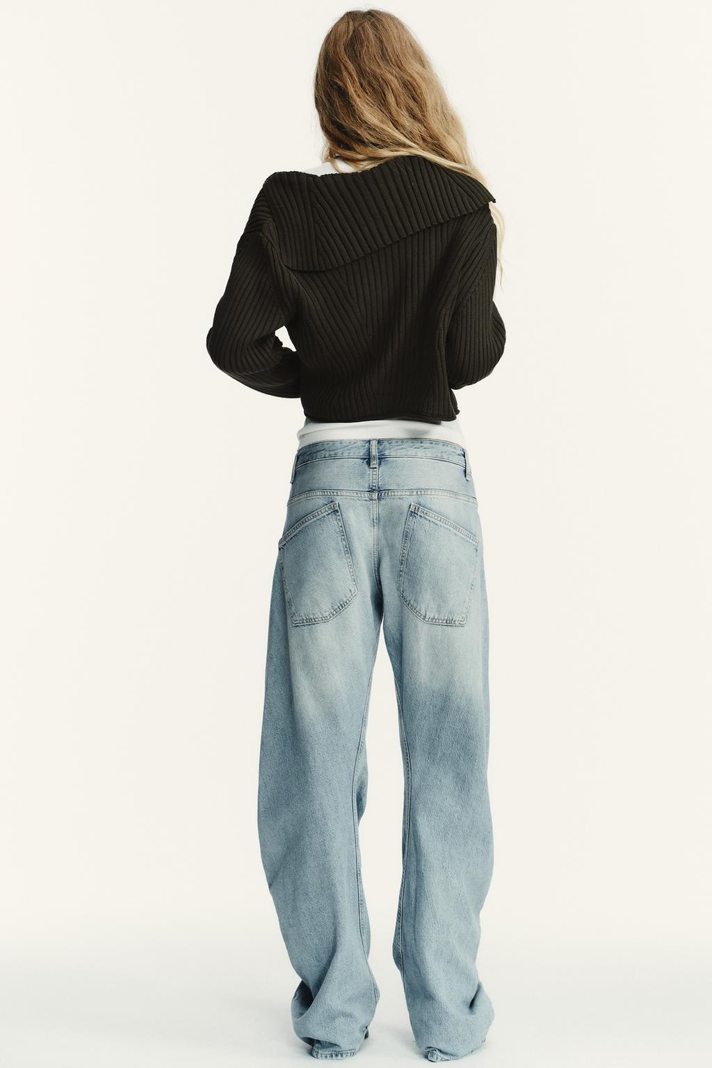 ДЖИНСЫ TRF SHIFTED SEAM С НИЗКОЙ ПОСАДКОЙ