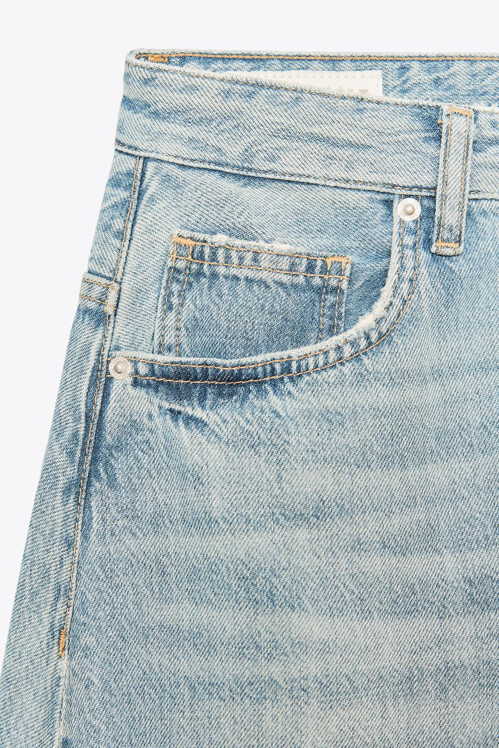 ДЖИНСЫ TRF SHIFTED SEAM С НИЗКОЙ ПОСАДКОЙ
