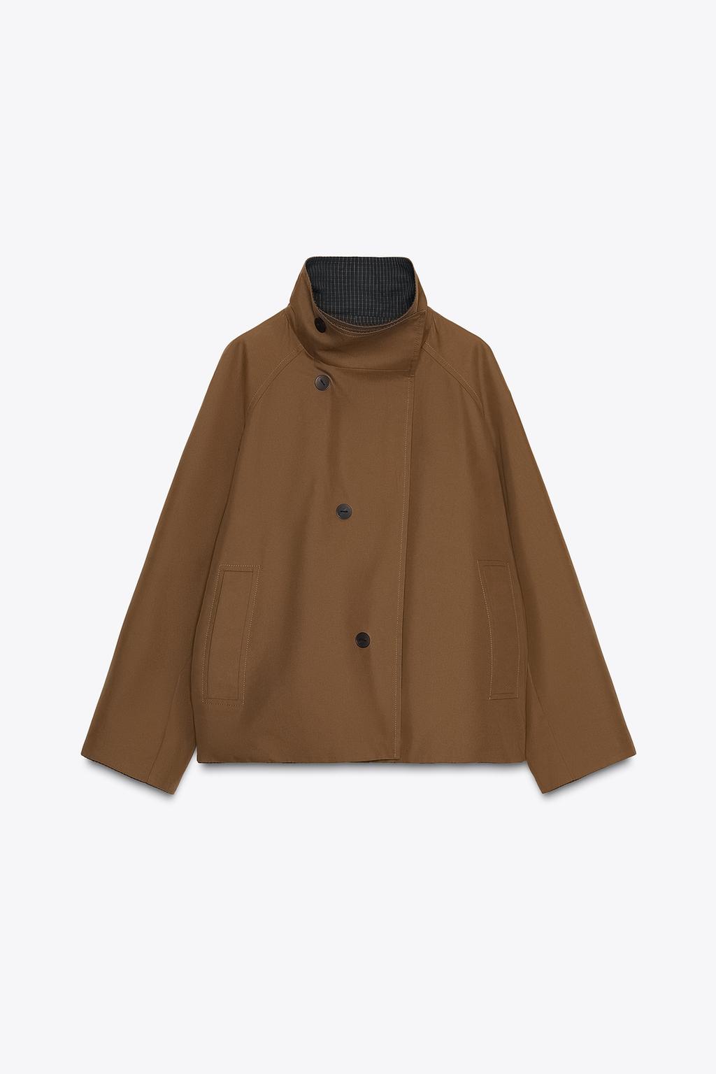 КОРОТКИЙ ДВУСТОРОННИЙ ТРЕНЧ — ZW COLLECTION