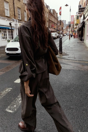 Куртка сафари со шнурком- Заказать в России