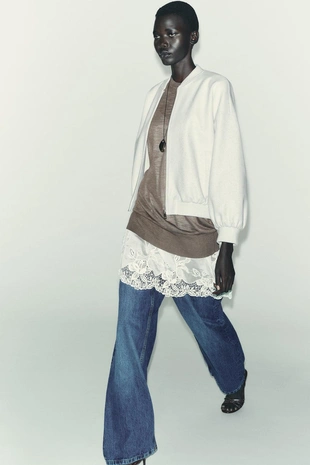 Мягкий бомбер OVERSIZE- Заказать в России