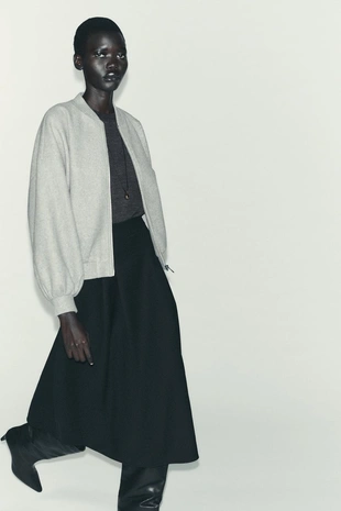 Мягкий бомбер OVERSIZE