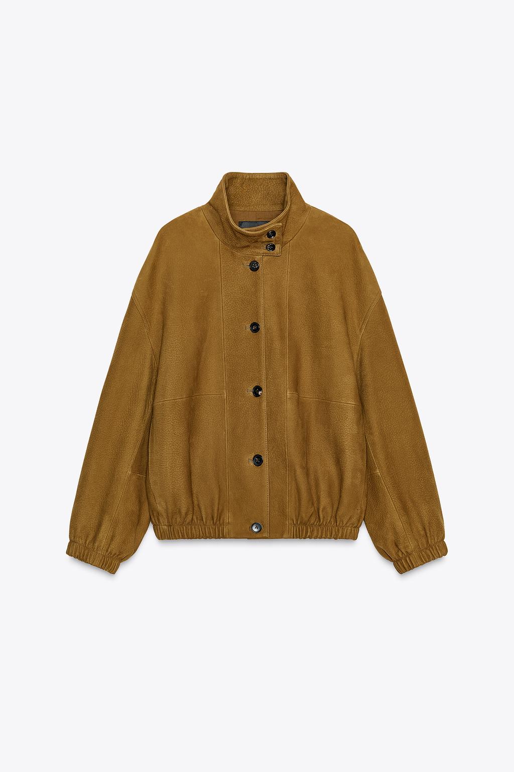 КОЖАНАЯ КУРТКА-БОМБЕР ZW COLLECTION LIMITED EDITION