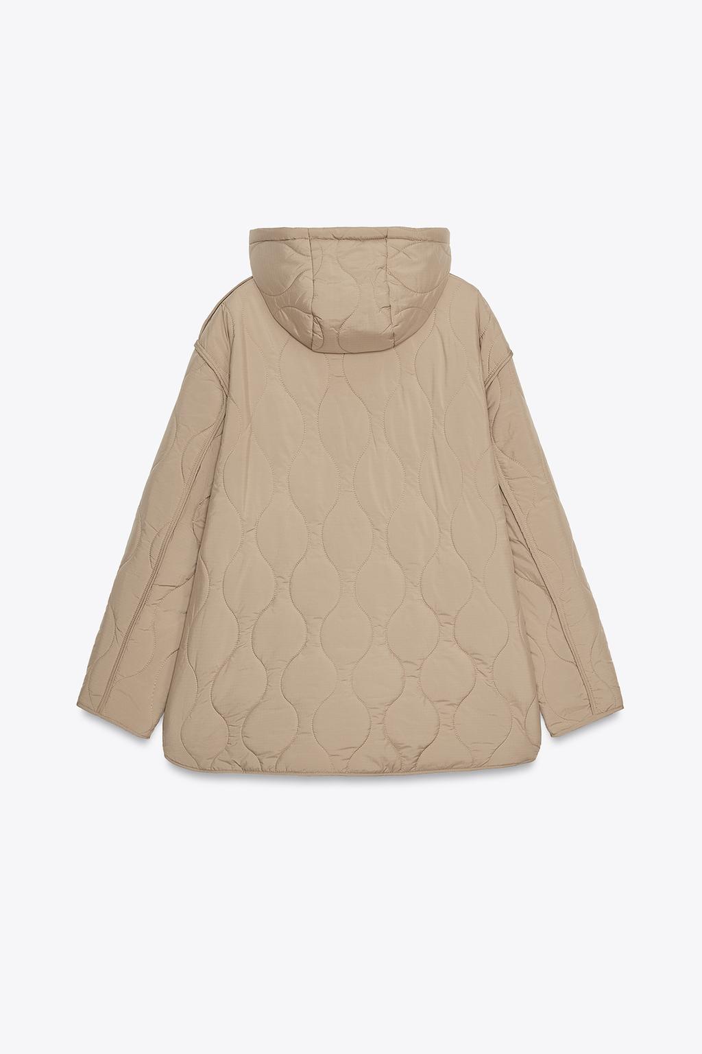 СТЕГАНАЯ КУРТКА С КАПЮШОНОМ WATER REPELLENT
