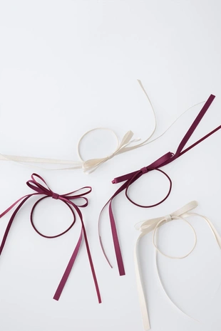 Набор из 4 резинок для волос с бантом- Заказать в России