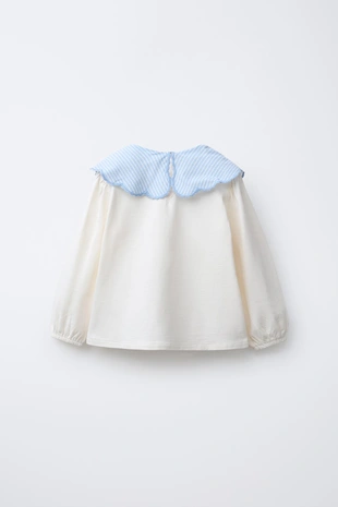 Футболка в полоску с круглым воротником- Заказать в России