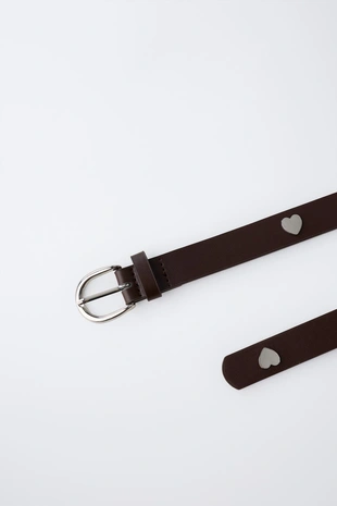 Купить Zara Ремень под кожу с заклепками в виде сердец