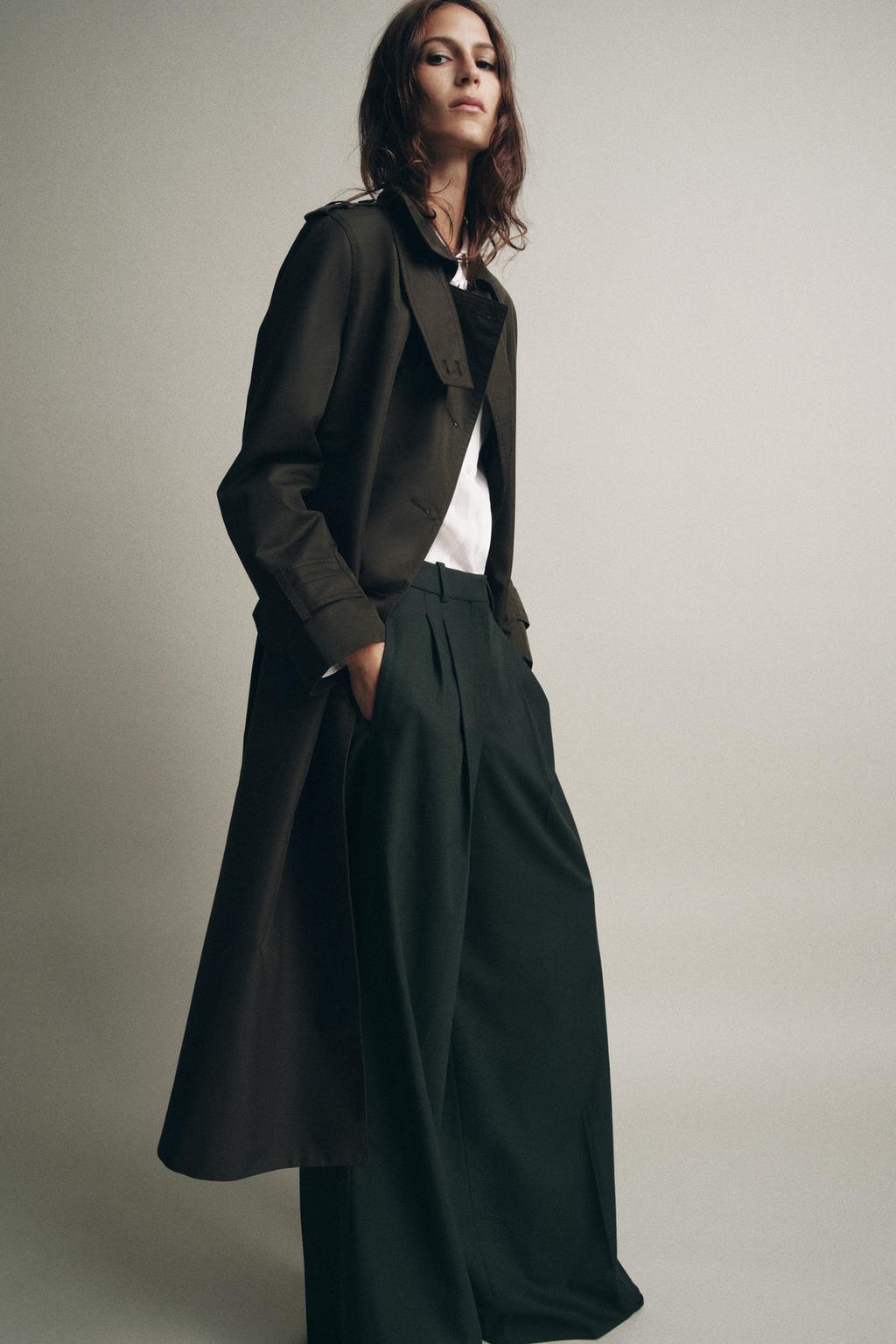 ШИРОКИЕ БРЮКИ С ЗАЩИПАМИ — ZW COLLECTION