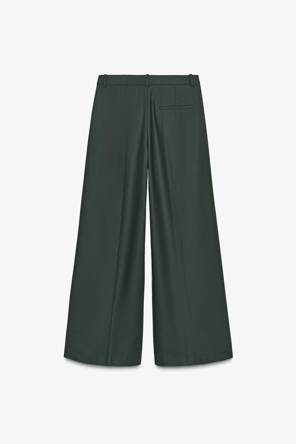 ШИРОКИЕ БРЮКИ С ЗАЩИПАМИ — ZW COLLECTION
