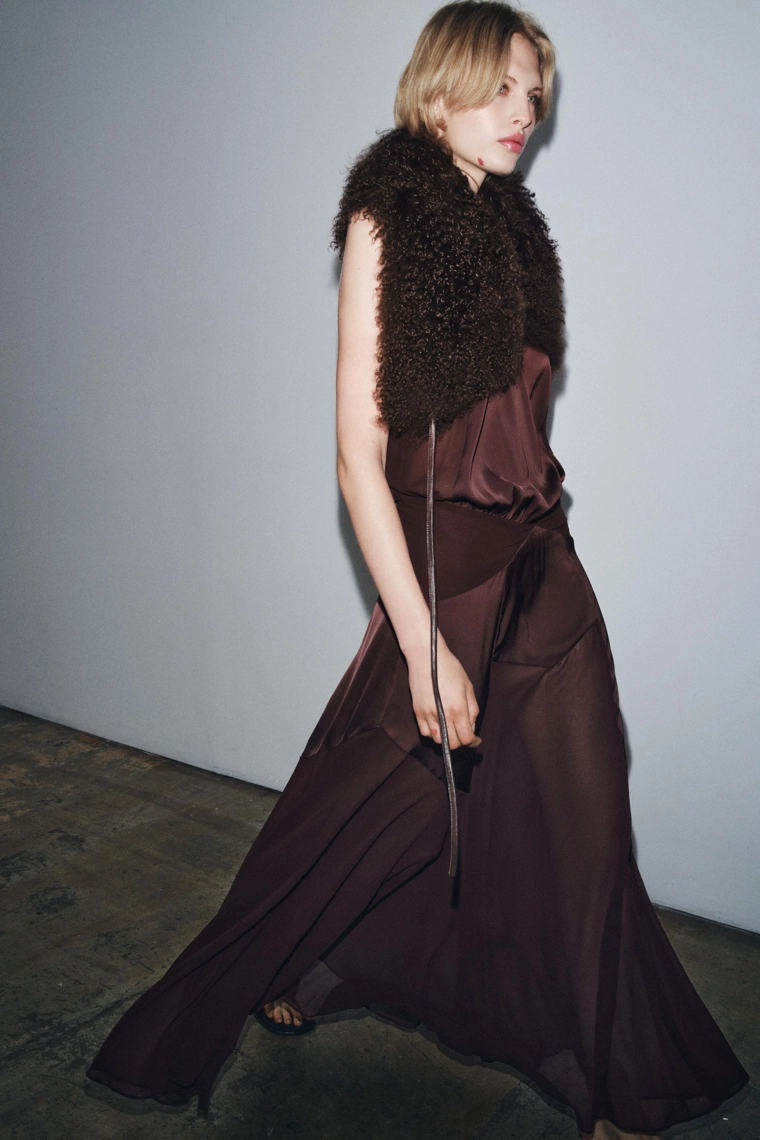 Кожаное и овечье воротник