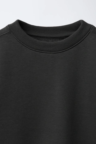 Black | 0257/705/800 - Zara Толстовка BASIC SPORTY