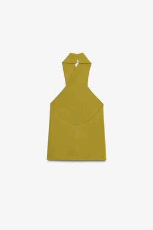 Креповый топ на запахе- Заказать в России