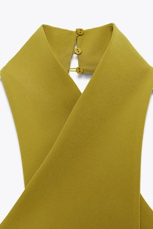 Креповый топ на запахе- Заказать в России