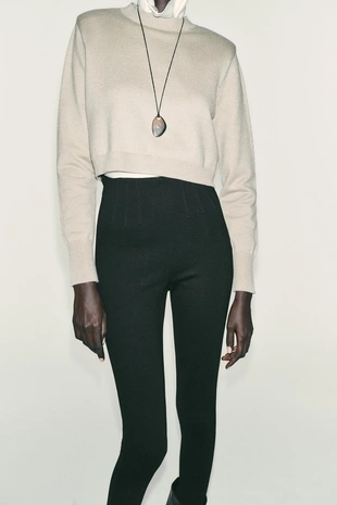 Легинсы с эффектом корсета- Заказать в России