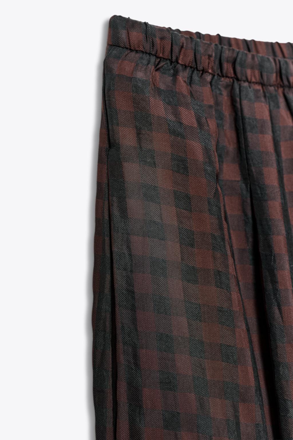 БРЮКИ-БАГГИ В КЛЕТКУ ВИШИ — ZW COLLECTION