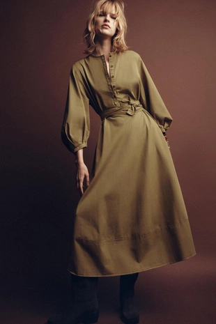 Платье-рубашка с поясом — ZW COLLECTION- Заказать в России