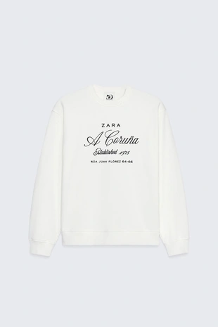 Толстовка с вышивкой CREW NECK 50TH ANNIVERSARY