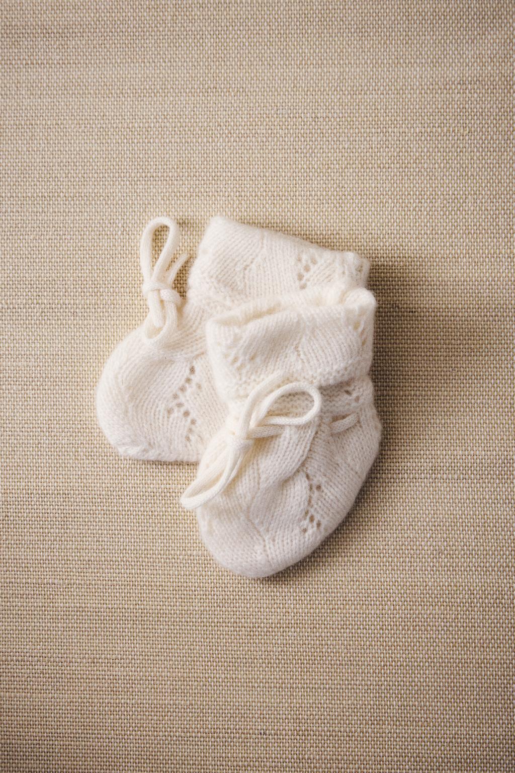 Детские варежки из кашемира