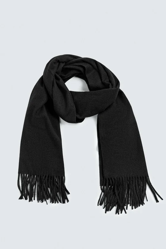 ШАРФ С БАХРОМОЙ