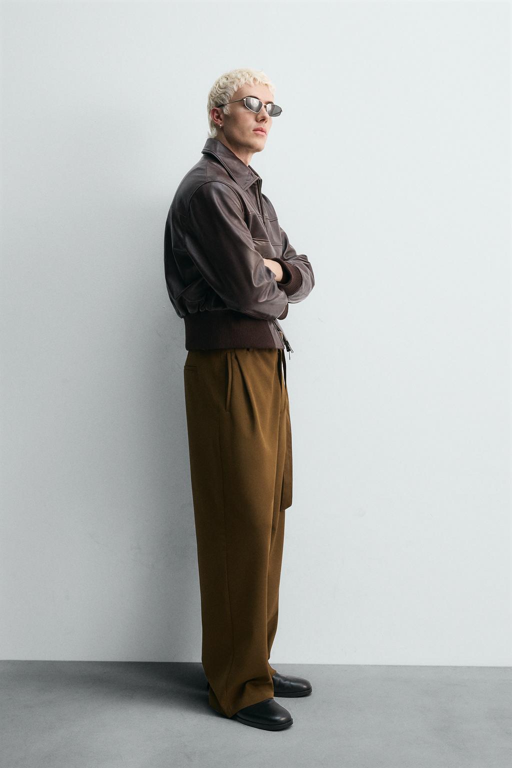 БРЮКИ RELAXED FIT С РЕМНЕМ