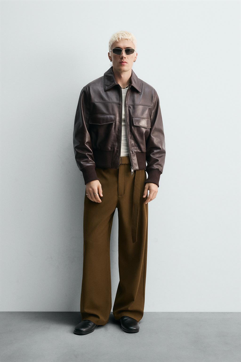 БРЮКИ RELAXED FIT С РЕМНЕМ
