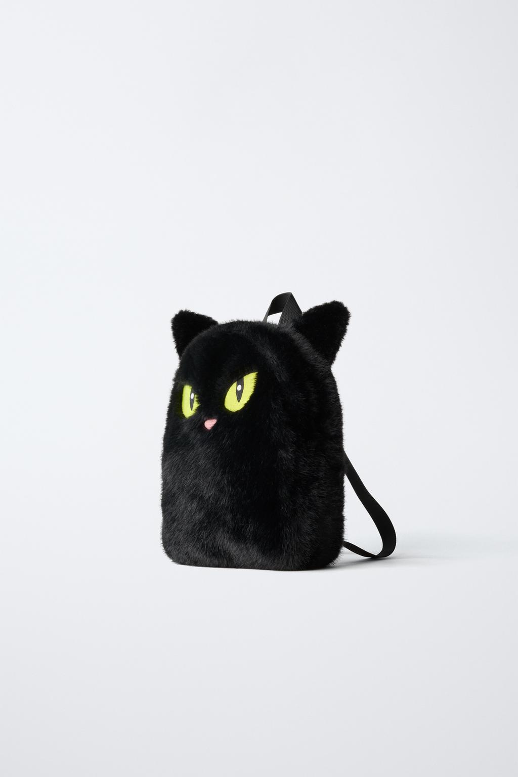 РЮКЗАК «КОШКА» С МЕХОМ HALLOWEEN