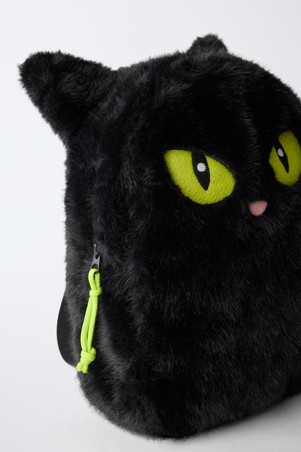 РЮКЗАК «КОШКА» С МЕХОМ HALLOWEEN