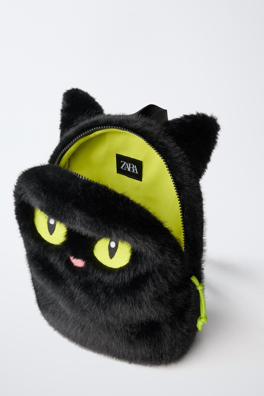 РЮКЗАК «КОШКА» С МЕХОМ HALLOWEEN
