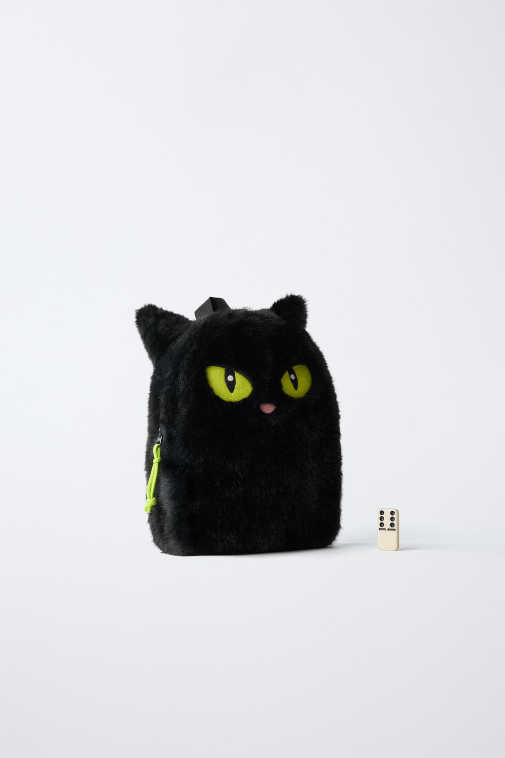 РЮКЗАК «КОШКА» С МЕХОМ HALLOWEEN