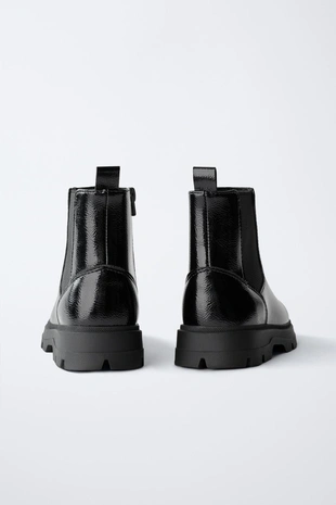 Ботинки с эластичной вставкой- Заказать в России