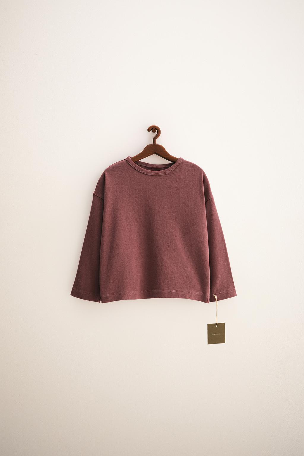 ZARA TIMELESS - ОДНОТОННАЯ ХЛОПКОВАЯ ФУТБОЛКА