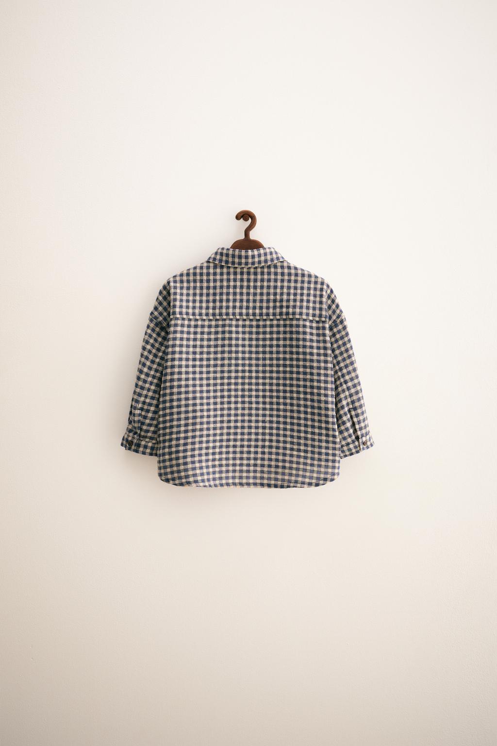 ZARA TIMELESS - РУБАШКА В КЛЕТКУ ВИШИ