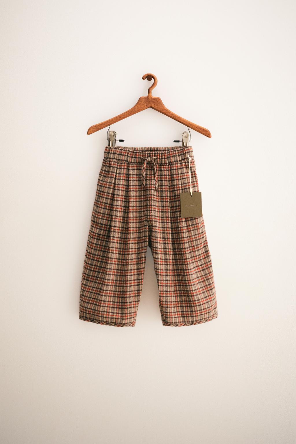 ZARA TIMELESS - БРЮКИ BAGGY В КЛЕТКУ