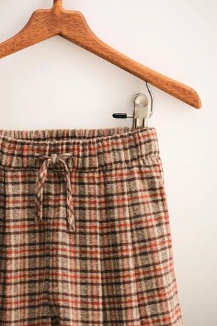 Brown | 6302/410/700 - Zara ZARA TIMELESS - брюки BAGGY в клетку